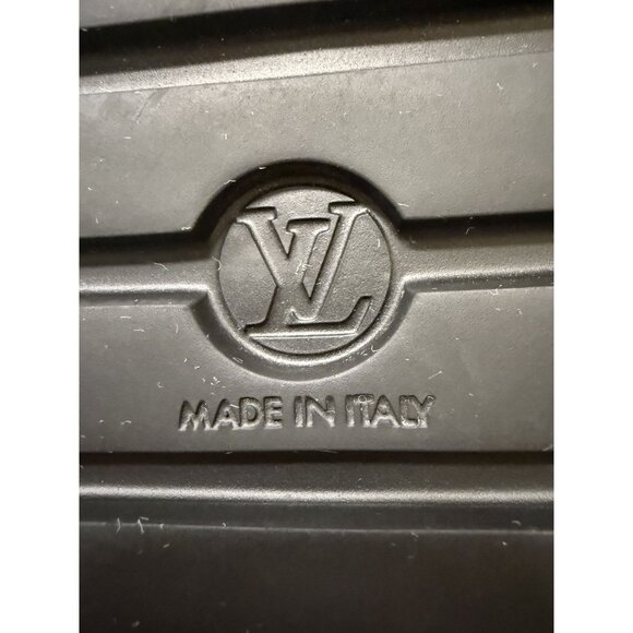 Louis Vuitton Womens Checkered Slide Sandals Beige/Green/Blue Size 38 - Picture 7 of 10